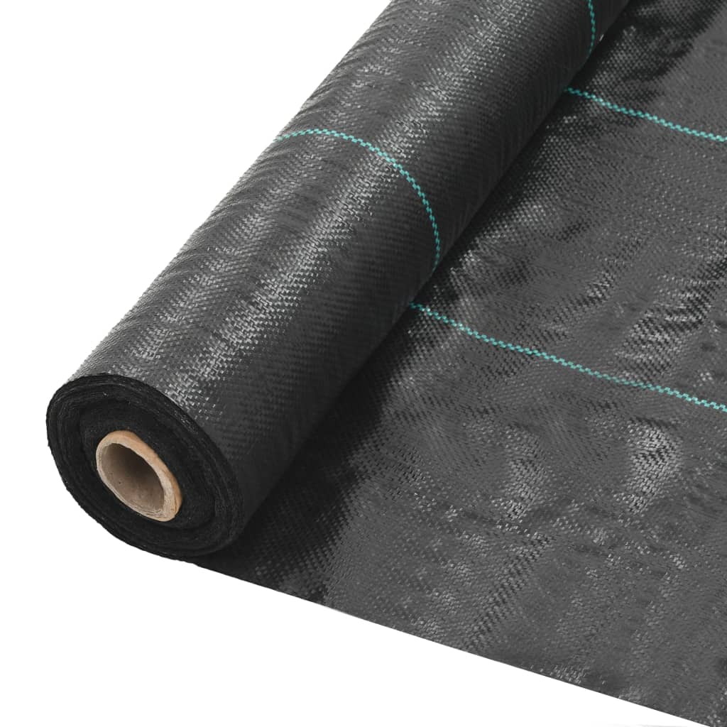 Agroplėvelė nuo piktžolių ir šaknų, juoda, 2×10 m, PP Agroplėvelė nuo piktžolių ir šaknų, juoda, 2x10 m, PP - Image 2