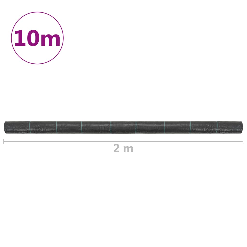 Agroplėvelė nuo piktžolių ir šaknų, juoda, 2×10 m, PP Agroplėvelė nuo piktžolių ir šaknų, juoda, 2x10 m, PP