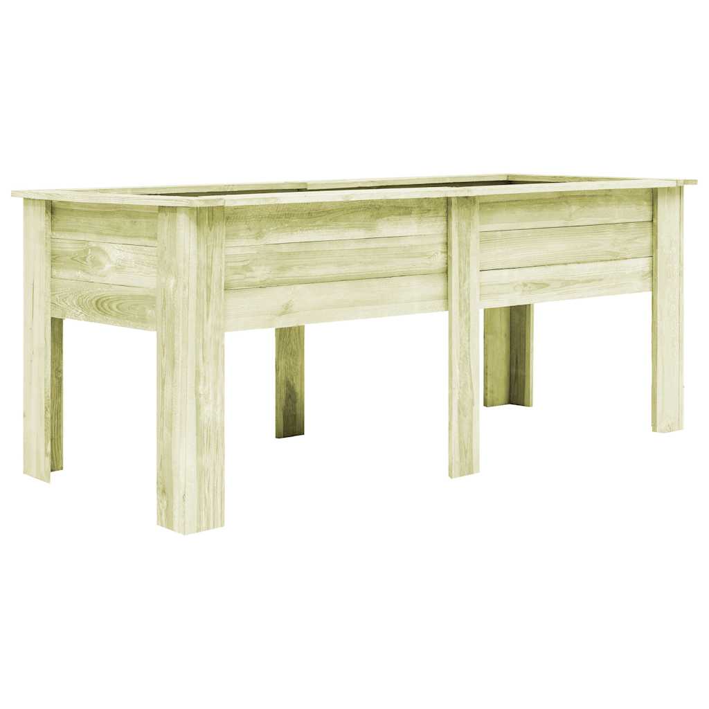 Vazonas su kojelėmis, 200x80x80cm, pjautinė mediena, aukštas Vazonas su kojelėmis, 200x80x80cm, pjautinė mediena, aukštas - Image 2
