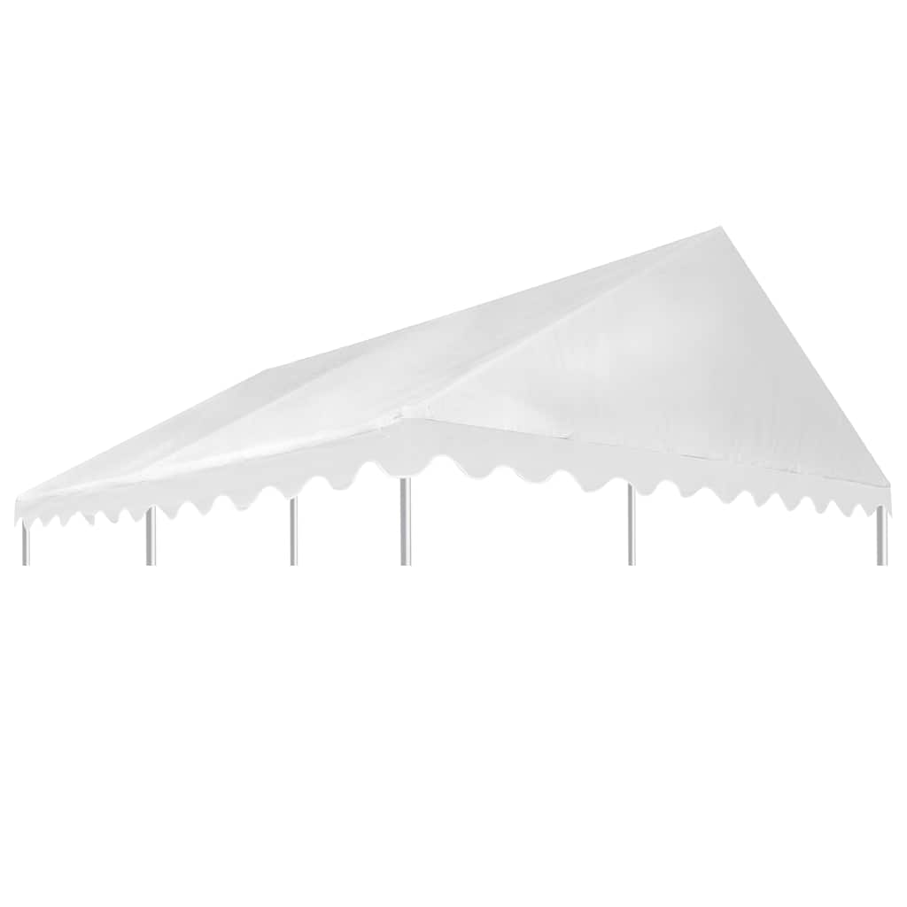 Viršutinis pavėsinės uždangalas, baltas, 3x4m, PVC, 500 g/m² Viršutinis pavėsinės uždangalas, baltas, 3x4m, PVC, 500 g/m²