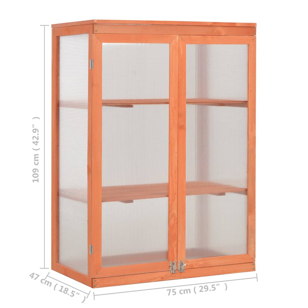 Šiltnamis, 75x47x109cm, mediena Šiltnamis, 75x47x109cm, mediena