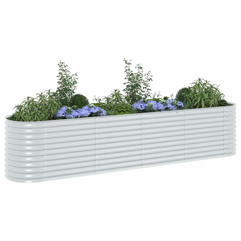 Lovelis, sidabrinis, 400x80x81cm, galvanizuotas plienas, aukštas Lovelis, sidabrinis, 400x80x81cm, galvanizuotas plienas, aukštas - Image 4