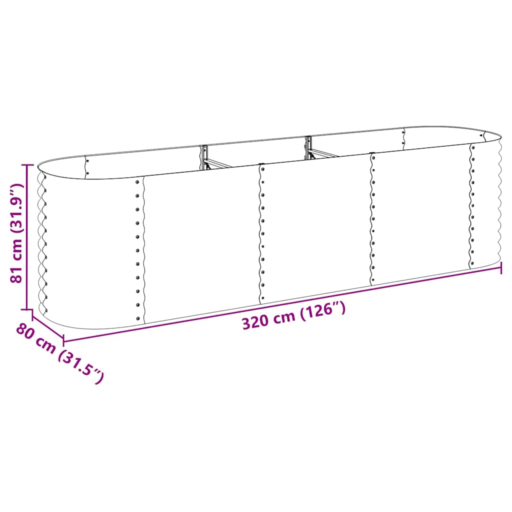 Lovelis, sidabrinis, 320x80x81cm, plienas, aukštas Lovelis, sidabrinis, 320x80x81cm, plienas, aukštas - Image 10