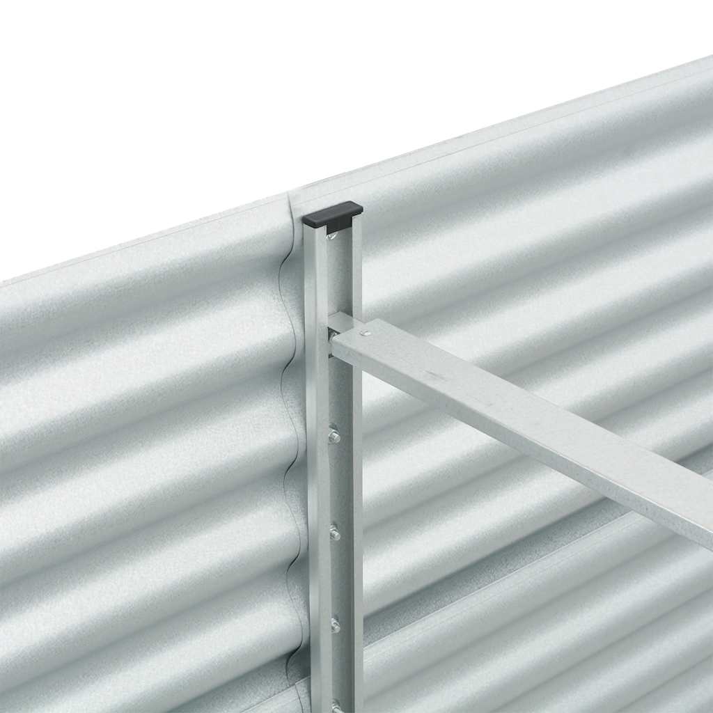 Lovelis, sidabrinis, 240x80x81cm, galvanizuotas plienas, aukštas Lovelis, sidabrinis, 240x80x81cm, galvanizuotas plienas, aukštas - Image 7