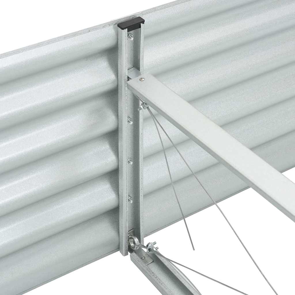 Lovelis, sidabrinis, 400x80x44cm, galvanizuotas plienas, aukštas Lovelis, sidabrinis, 400x80x44cm, galvanizuotas plienas, aukštas - Image 6