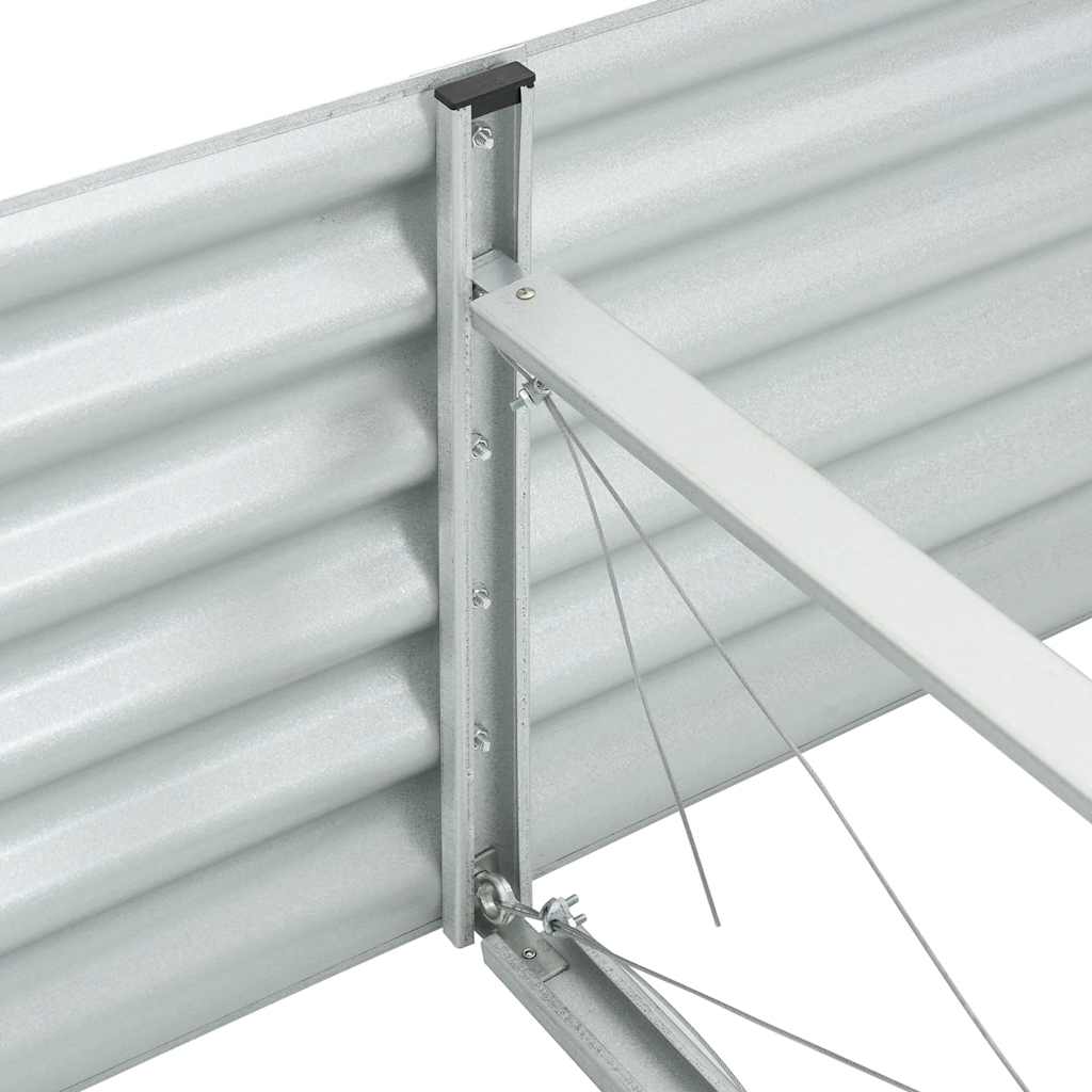 Lovelis, sidabrinis, 320x80x44cm, galvanizuotas plienas, aukštas Lovelis, sidabrinis, 320x80x44cm, galvanizuotas plienas, aukštas - Image 7