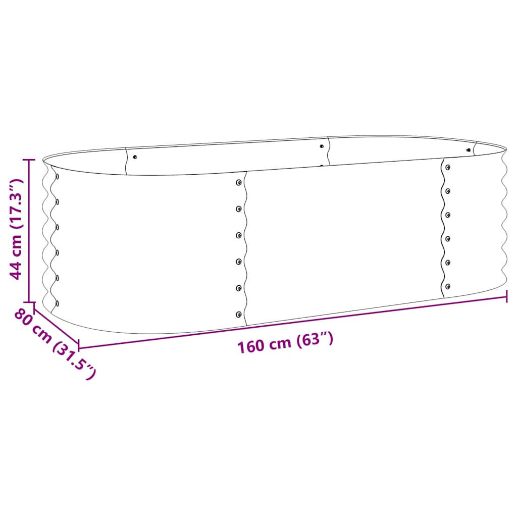 Lovelis, sidabrinis, 160x80x44cm, galvanizuotas plienas, aukštas Lovelis, sidabrinis, 160x80x44cm, galvanizuotas plienas, aukštas - Image 8