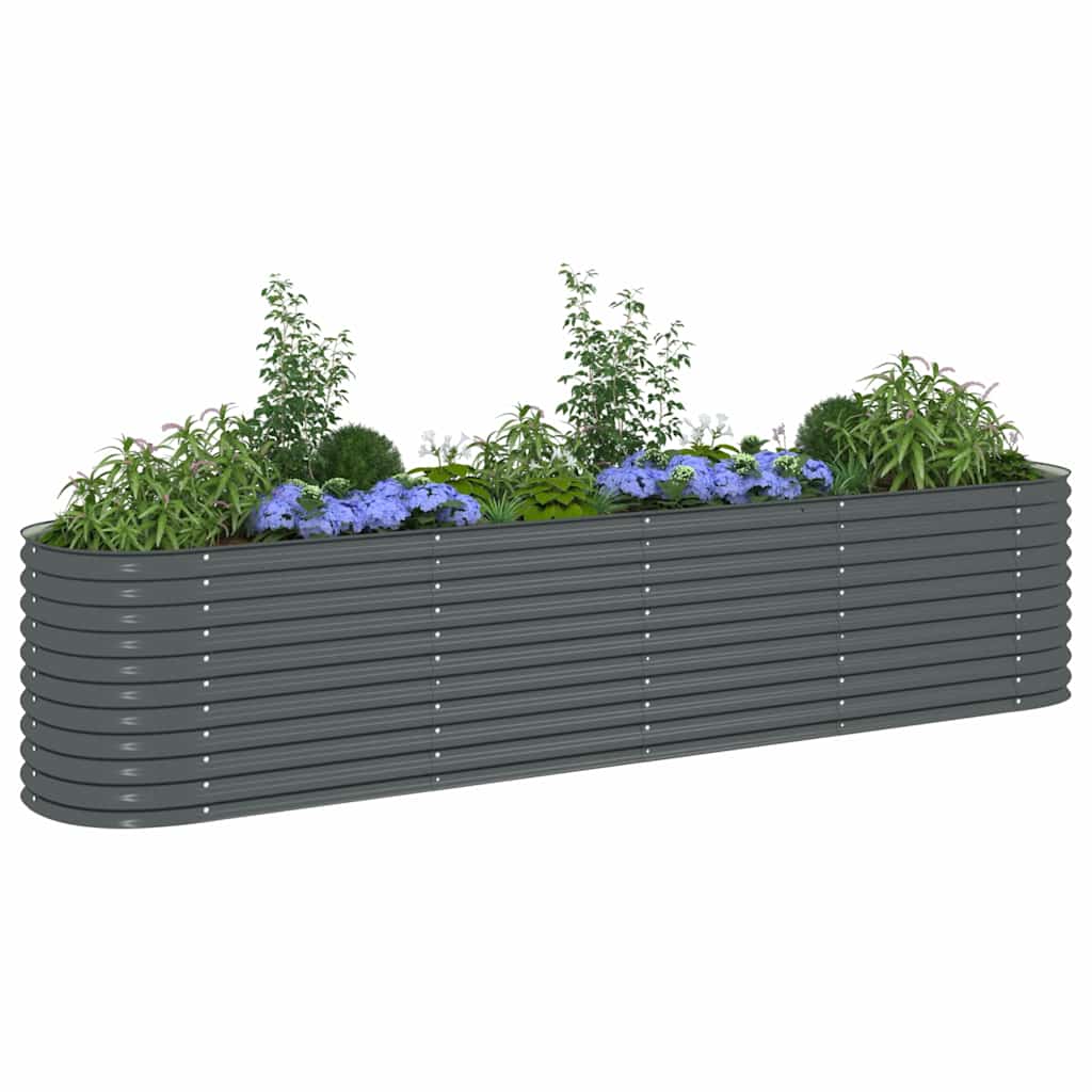 Lovelis, pilkas, 400x80x81cm, galvanizuotas plienas, aukštas Lovelis, pilkas, 400x80x81cm, galvanizuotas plienas, aukštas - Image 4