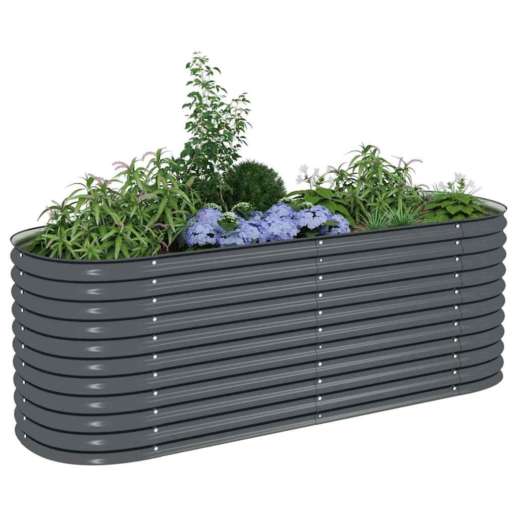 Lovelis, pilkas, 240x80x81cm, galvanizuotas plienas, aukštas Lovelis, pilkas, 240x80x81cm, galvanizuotas plienas, aukštas - Image 4