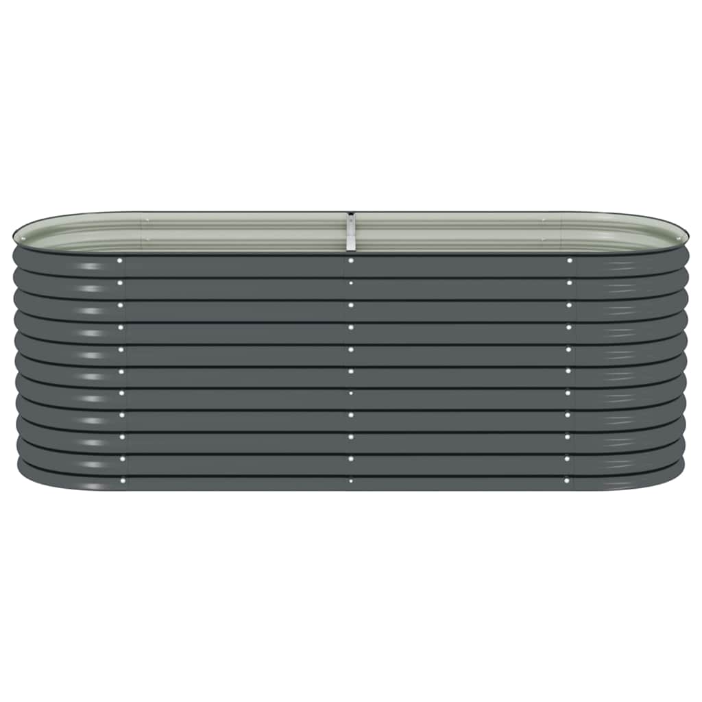 Lovelis, pilkas, 240x80x81cm, galvanizuotas plienas, aukštas Lovelis, pilkas, 240x80x81cm, galvanizuotas plienas, aukštas - Image 5