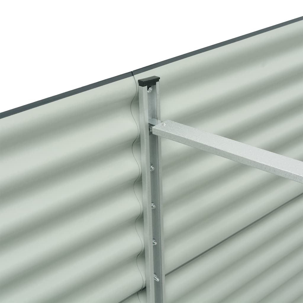 Lovelis, pilkas, 240x80x81cm, galvanizuotas plienas, aukštas Lovelis, pilkas, 240x80x81cm, galvanizuotas plienas, aukštas - Image 7