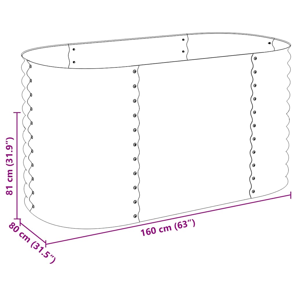 Lovelis, pilkas, 160x80x81cm, galvanizuotas plienas, aukštas Lovelis, pilkas, 160x80x81cm, galvanizuotas plienas, aukštas - Image 9