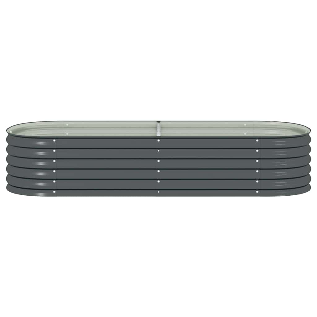 Lovelis, pilkas, 240x80x44cm, galvanizuotas plienas, aukštas Lovelis, pilkas, 240x80x44cm, galvanizuotas plienas, aukštas - Image 5