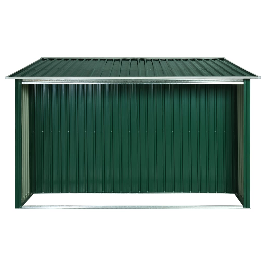 Sodo pašiūrė su durimis, žalia, 329,5x312x178cm, plienas Sodo pašiūrė su durimis, žalia, 329,5x312x178cm, plienas - Image 5