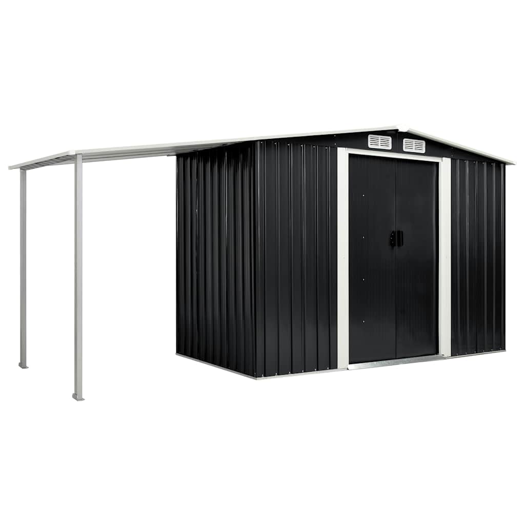 Sodo pašiūrė su stumd. dur., antr. sp., 386x131x178cm, plienas Sodo pašiūrė su stumd. dur., antr. sp., 386x131x178cm, plienas - Image 2