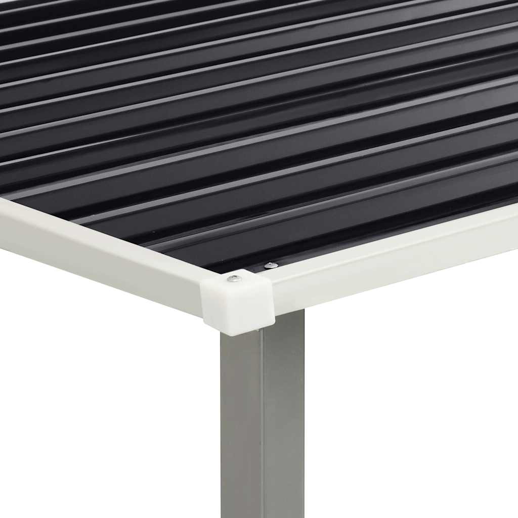 Sodo pašiūrė su stumd. dur., antr. sp., 386x131x178cm, plienas Sodo pašiūrė su stumd. dur., antr. sp., 386x131x178cm, plienas - Image 7