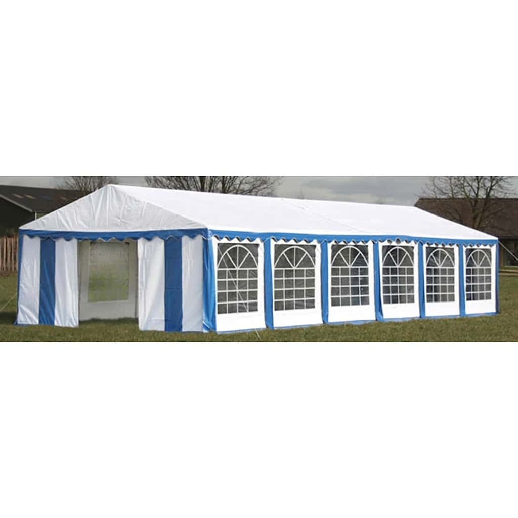 Stogas ir Sienelės Proginei Palapinei, 12 x 6 m, Mėlyna ir Balta Stogas ir Sienelės Proginei Palapinei, 12 x 6 m, Mėlyna ir Balta - Image 2