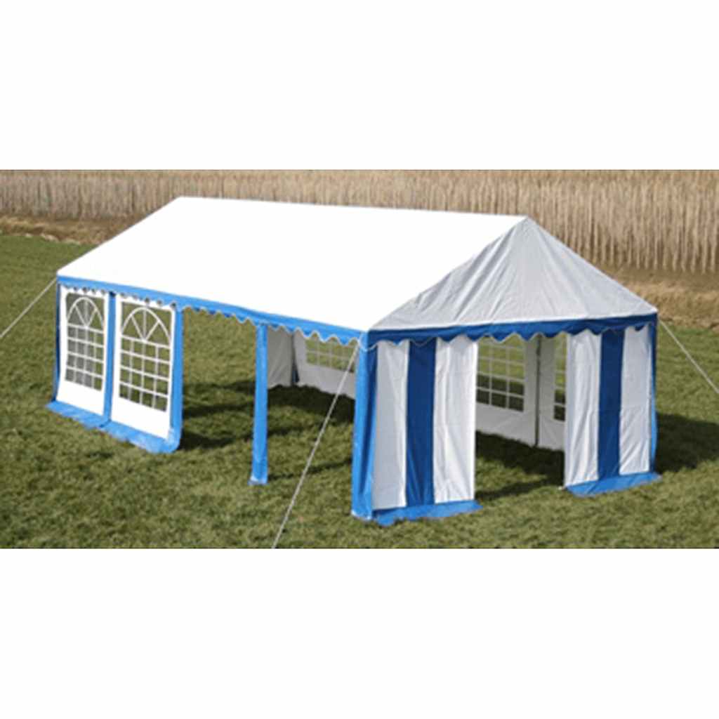 Stogas ir Sienelės Proginei Palapinei, 8 x 4 m, Mėlyna ir Balta Stogas ir Sienelės Proginei Palapinei, 8 x 4 m, Mėlyna ir Balta - Image 3