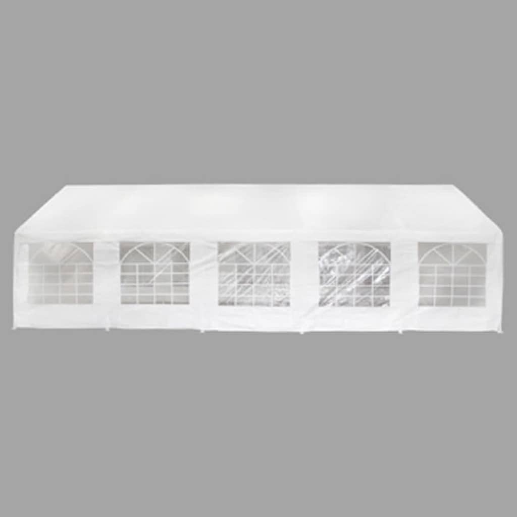 Proginė palapinė 10 x 5 m, balta Proginė palapinė 10 x 5 m, balta - Image 5