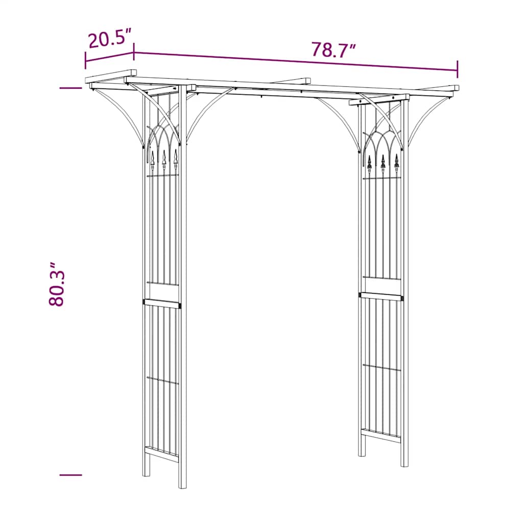 Sodo arka, 200x52x204cm Sodo arka, 200x52x204cm