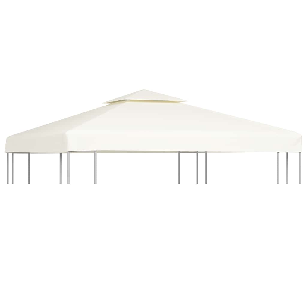 Atsarginis pavėsinės uždangalas, 310g/m², kreminė balta, 3x3m Atsarginis pavėsinės uždangalas, 310g/m², kreminė balta, 3x3m - Image 2