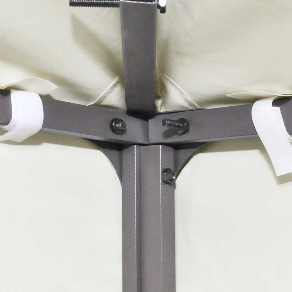 Atsarginis pavėsinės uždangalas, 310g/m², kreminė balta, 3x3m Atsarginis pavėsinės uždangalas, 310g/m², kreminė balta, 3x3m - Image 3