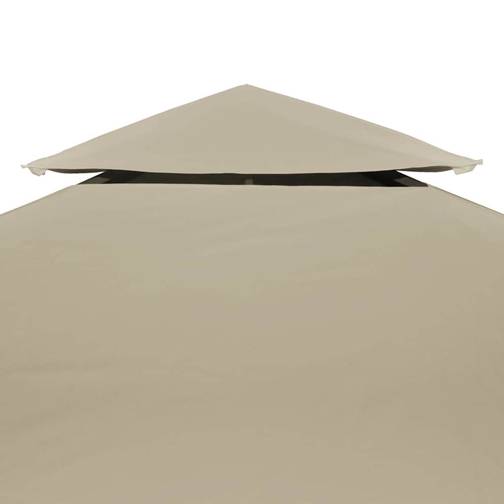 Atsarginis pavėsinės uždangalas, 310g/m², smėlio, 3x3m Atsarginis pavėsinės uždangalas, 310g/m², smėlio, 3x3m - Image 3