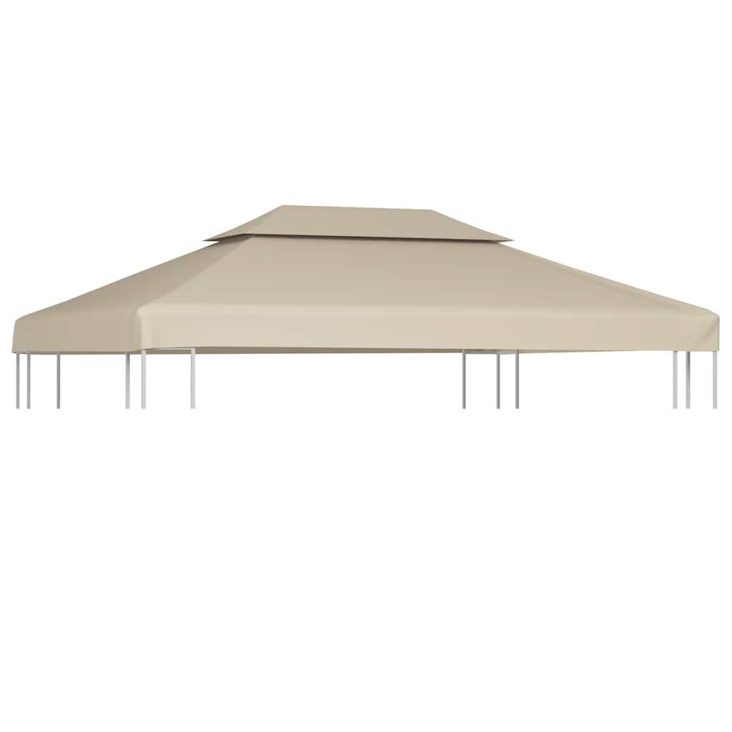 Atsarginis pavėsinės uždangalas, smėlio, 310g/m², 3x4m Atsarginis pavėsinės uždangalas, smėlio, 310g/m², 3x4m - Image 2