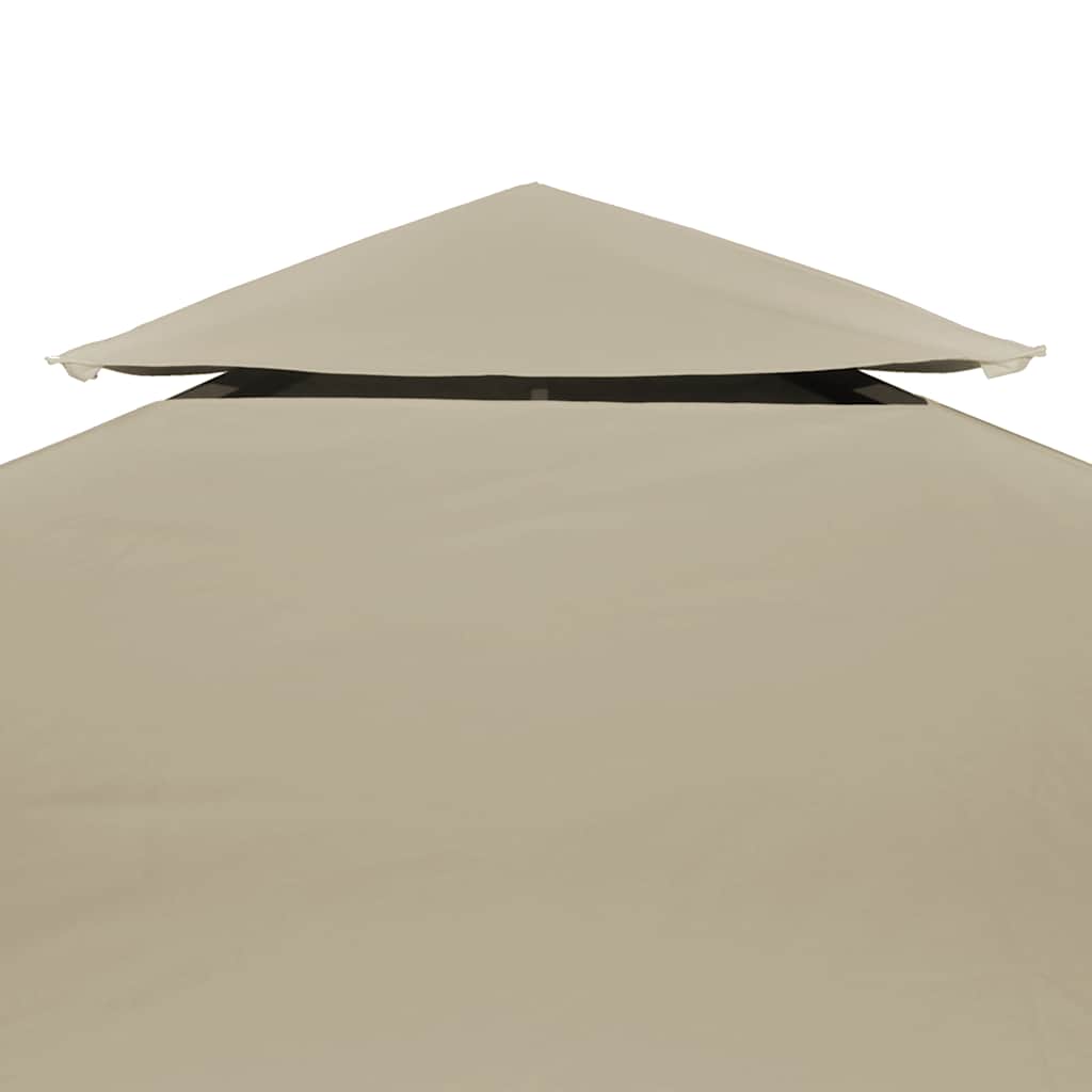 Atsarginis pavėsinės uždangalas, smėlio, 310g/m², 3x4m Atsarginis pavėsinės uždangalas, smėlio, 310g/m², 3x4m - Image 3