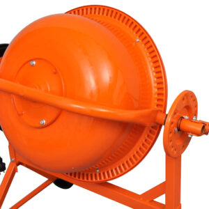 Elektrinė Betono Maišyklė, Plienas, 63 L, 220 W, Oranžinė