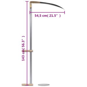 Dalgis su galandimo akmeniu, 143cm