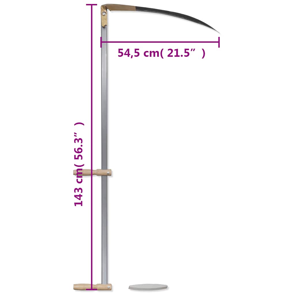 Dalgis su galandimo akmeniu, 143cm Dalgis su galandimo akmeniu, 143cm