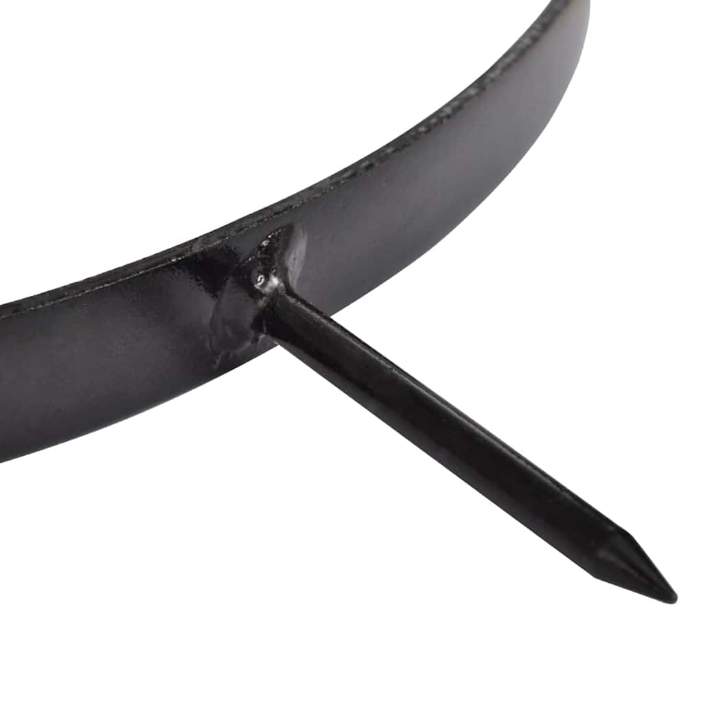Juodas Vejos Lyginimo Volas su 5 Aeravimo Žiedais su Dygliais, 30 cm Juodas Vejos Lyginimo Volas su 5 Aeravimo Žiedais su Dygliais, 30 cm - Image 3