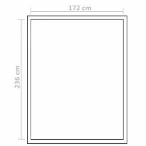 Sustiprintas šiltnamis iš aliuminio su pagrindo rėmu, 4,6m²
