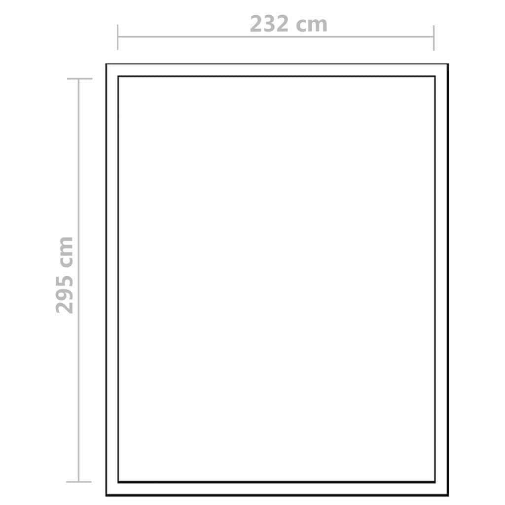 Sustiprintas šiltnamis iš aliuminio su pagrindo rėmu, 7,55m² Sustiprintas šiltnamis iš aliuminio su pagrindo rėmu, 7,55m²