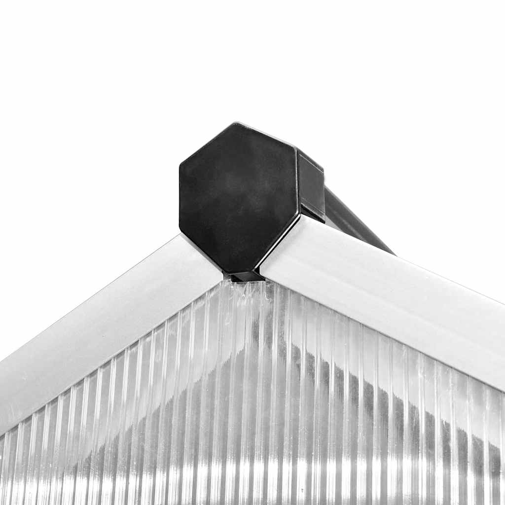 Sustiprintas šiltnamis iš aliuminio su pagrindo rėmu, 7,55m² Sustiprintas šiltnamis iš aliuminio su pagrindo rėmu, 7,55m² - Image 7