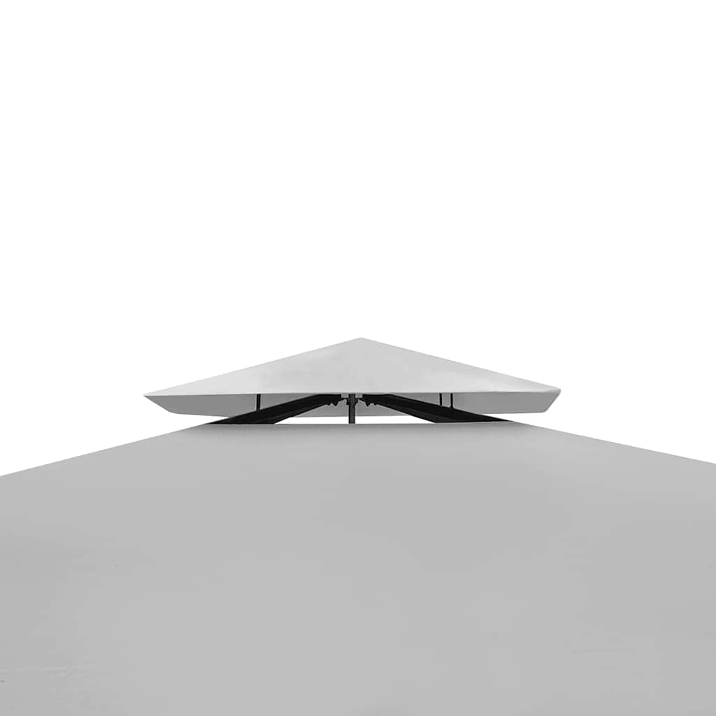 Pavėsinė su stogu, 3x3m, kreminės baltos spalvos Pavėsinė su stogu, 3x3m, kreminės baltos spalvos - Image 3