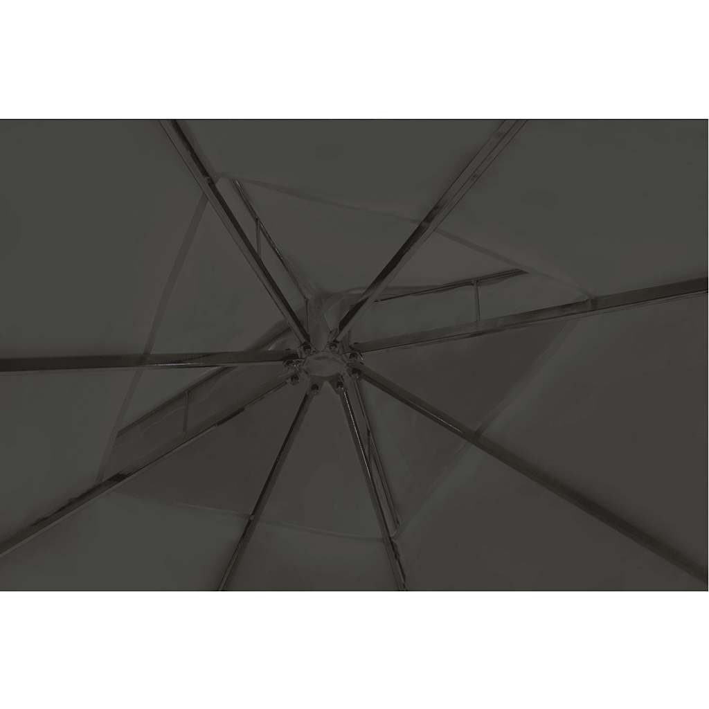 Pavėsinė su stogu, 3x3m, tamsiai pilka Pavėsinė su stogu, 3x3m, tamsiai pilka - Image 4