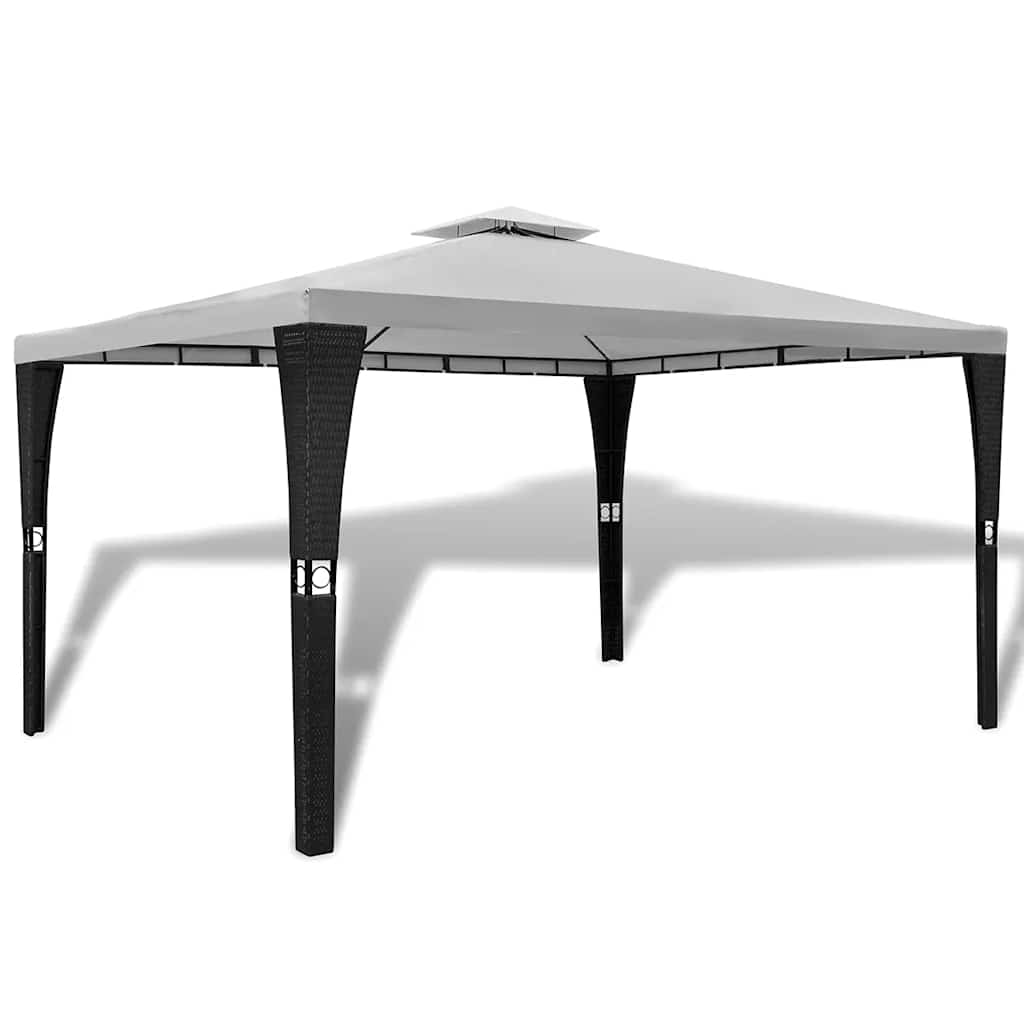 Pavėsinė su stogu, 3x4m, kreminės baltos spalvos Pavėsinė su stogu, 3x4m, kreminės baltos spalvos - Image 2