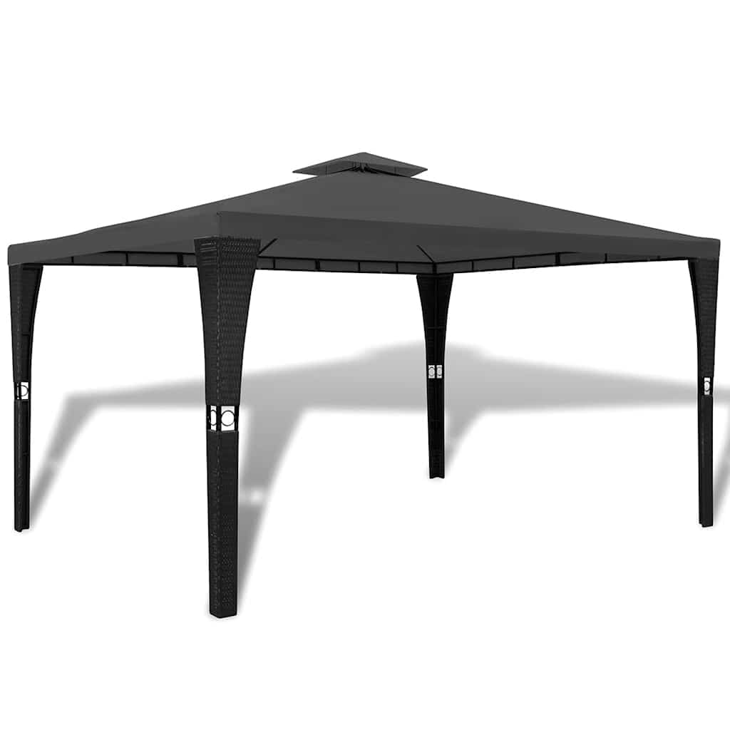 Pavėsinė su stogu, 3x4m, tamsiai pilka Pavėsinė su stogu, 3x4m, tamsiai pilka - Image 2