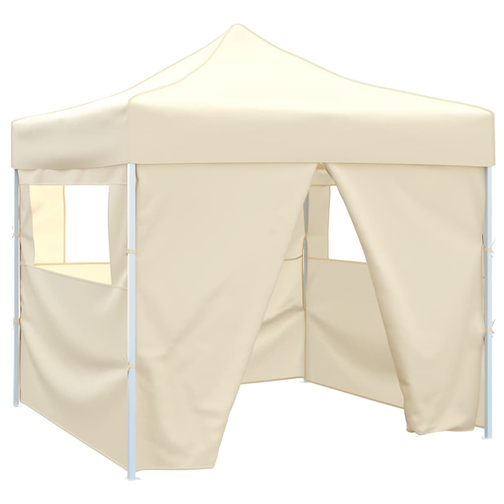 Sulankstomas paviljonas, kremo sp., 3 x 3 m, 4 sienelės Sulankstomas paviljonas, kremo sp., 3 x 3 m, 4 sienelės - Image 2