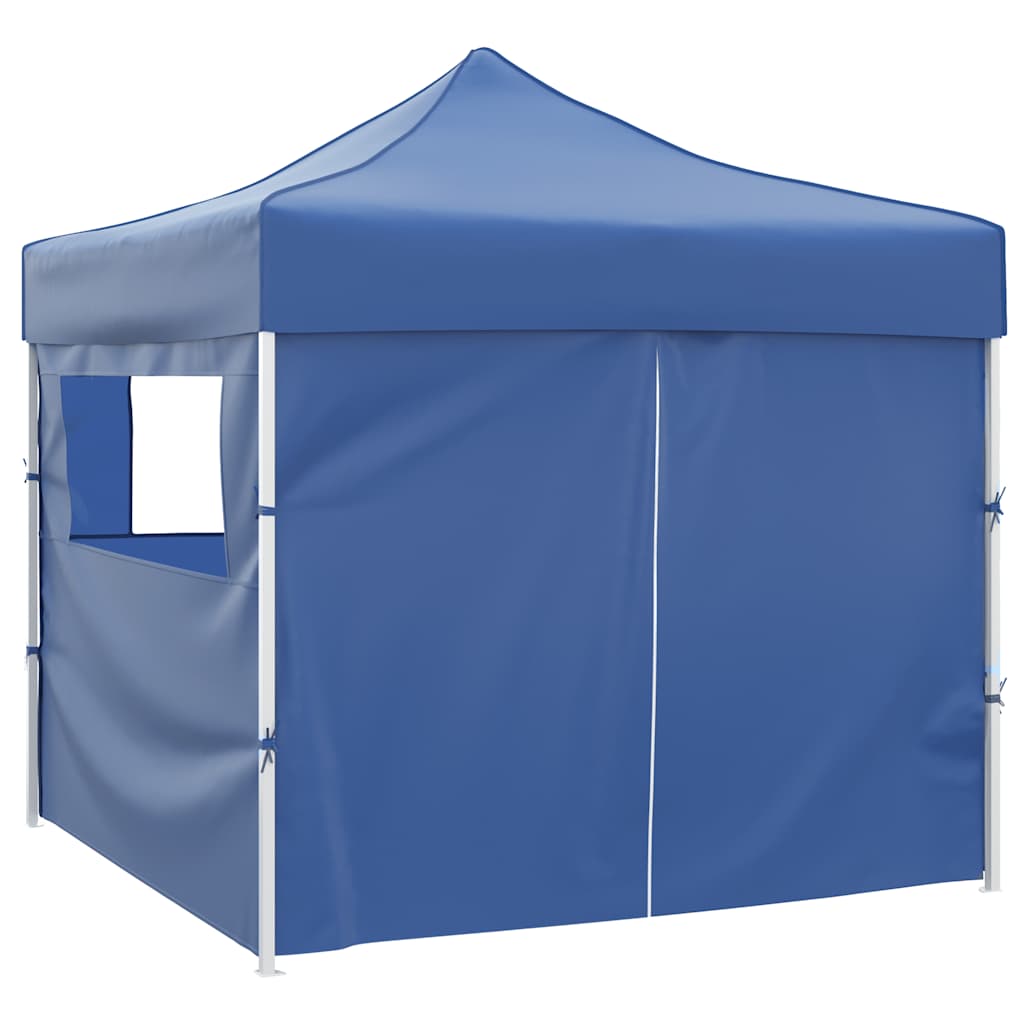 Sulankstomas paviljonas, mėlynas, 3 x 3 m, 4 sienelės Sulankstomas paviljonas, mėlynas, 3 x 3 m, 4 sienelės - Image 3