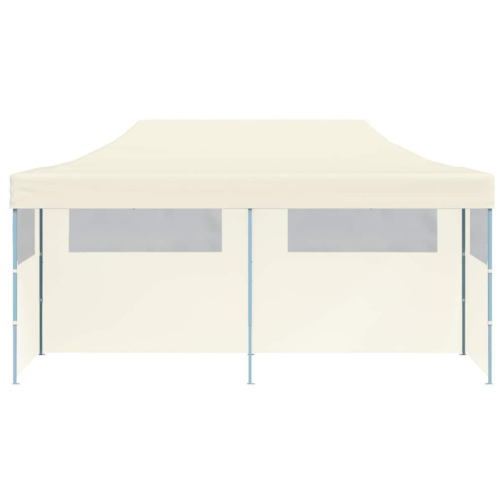 Sulankstoma proginė palapinė 3 x 6 m, kremo spalvos Sulankstoma proginė palapinė 3 x 6 m, kremo spalvos - Image 5
