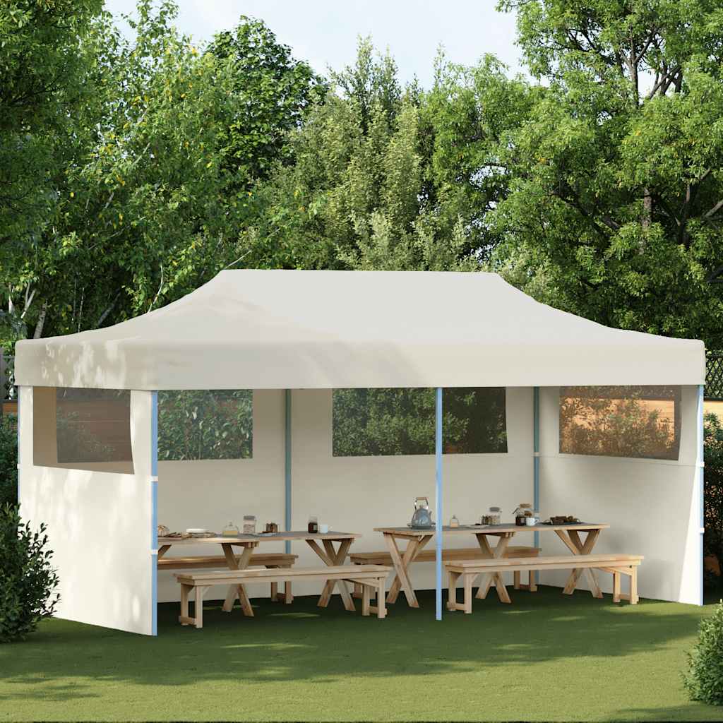 Sulankstoma proginė palapinė 3 x 6 m, kremo spalvos Sulankstoma proginė palapinė 3 x 6 m, kremo spalvos - Image 2