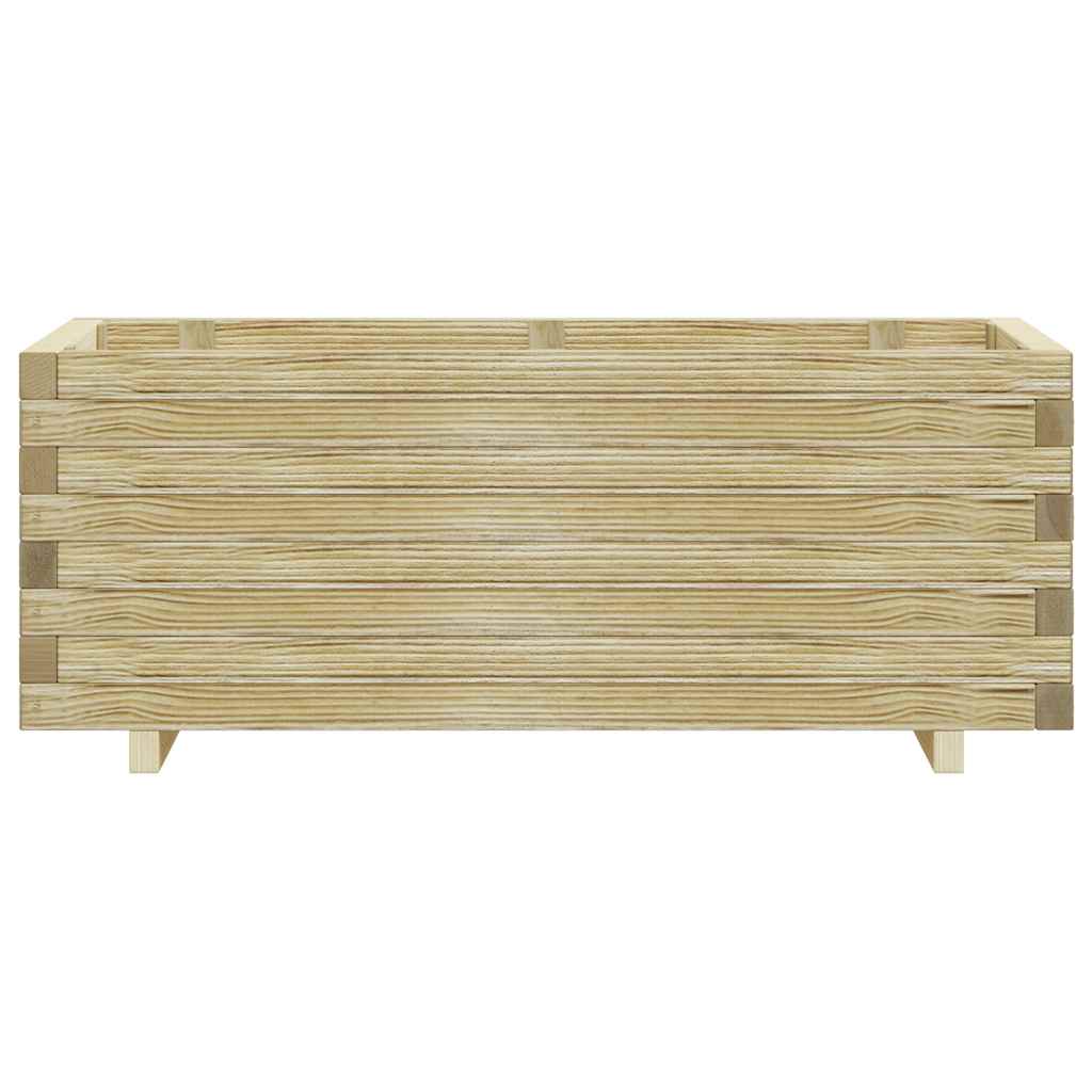 Vazonas, 100x50x40cm, mediena, stačiakampis, aukštas Vazonas, 100x50x40cm, mediena, stačiakampis, aukštas - Image 5