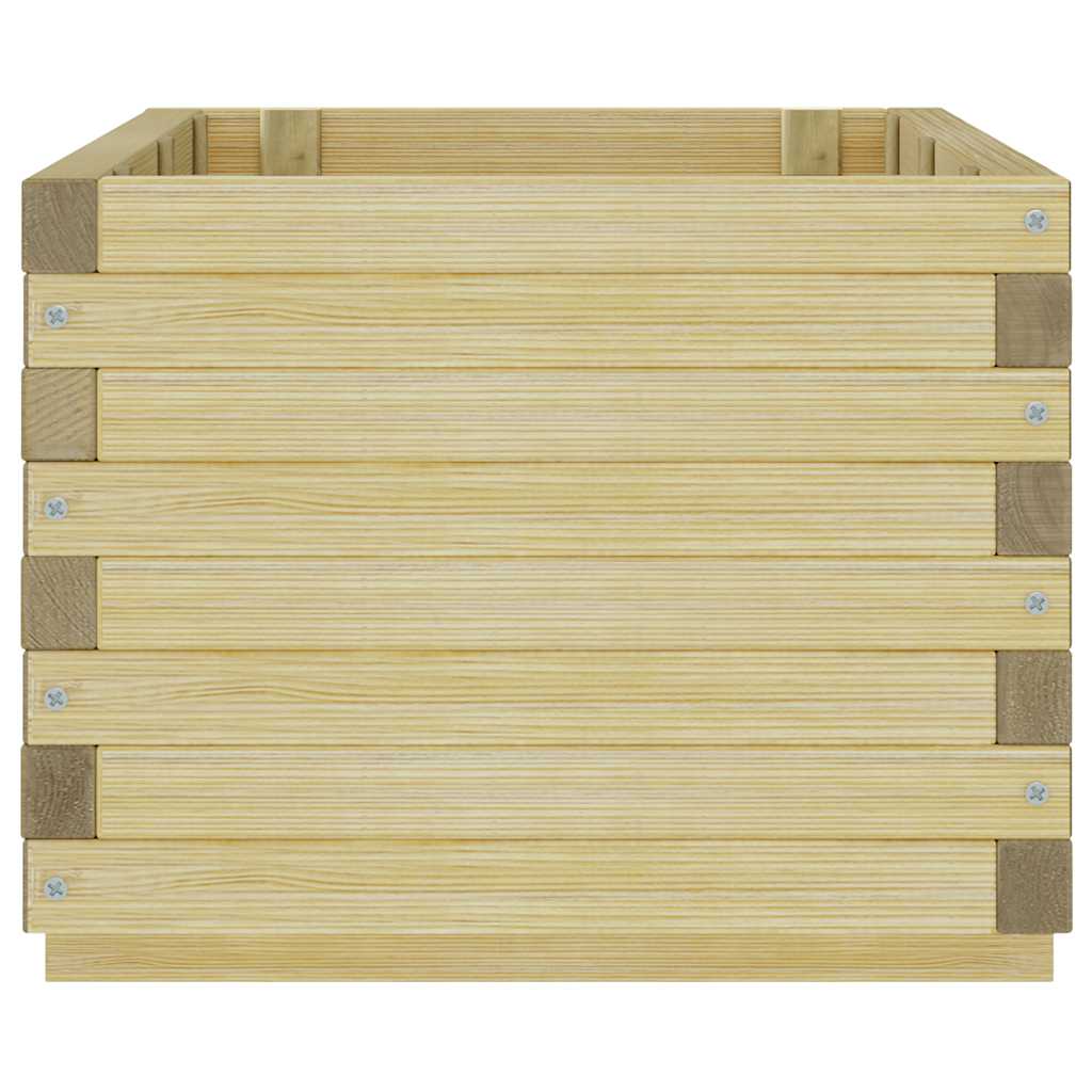 Vazonas, 100x50x40cm, mediena, stačiakampis, aukštas Vazonas, 100x50x40cm, mediena, stačiakampis, aukštas - Image 6