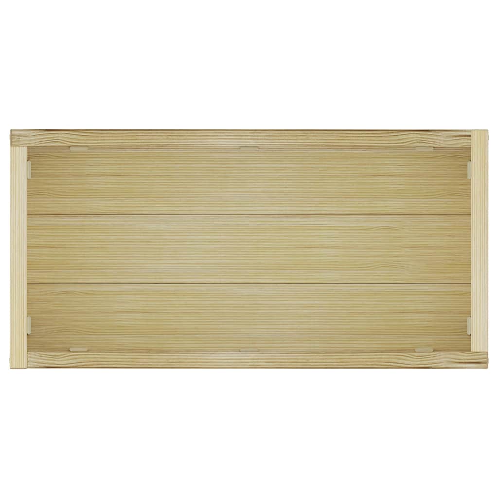 Vazonas, 100x50x40cm, mediena, stačiakampis, aukštas Vazonas, 100x50x40cm, mediena, stačiakampis, aukštas - Image 8