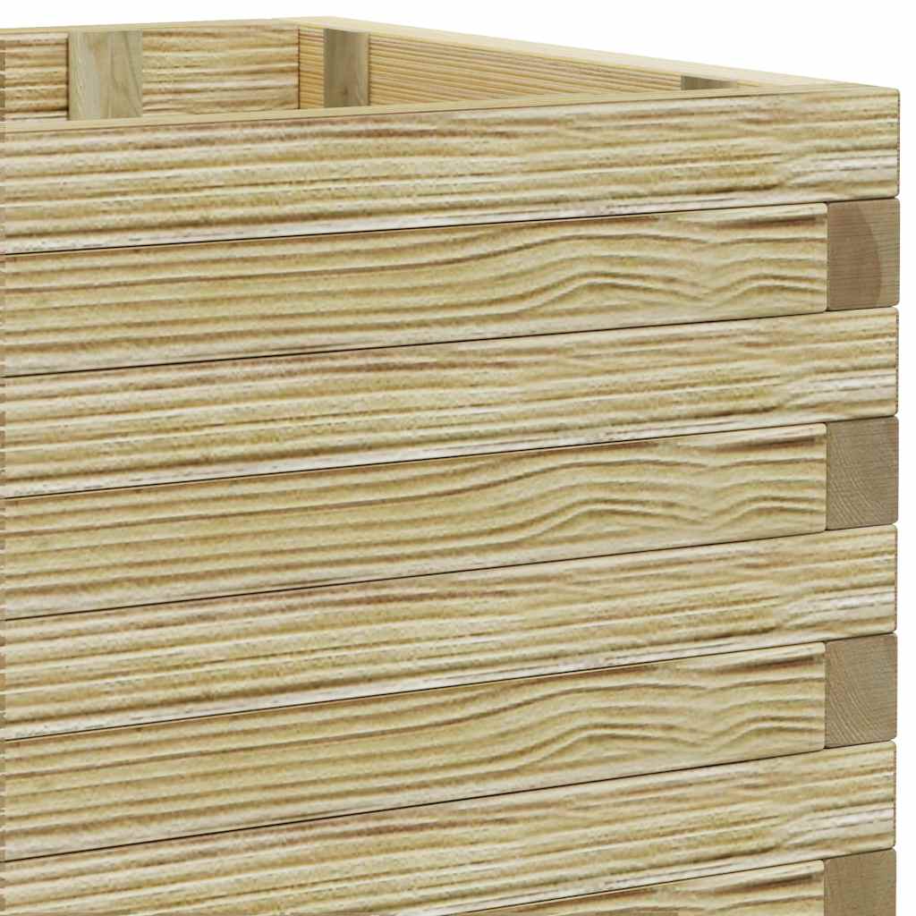 Vazonas, 100x50x40cm, mediena, stačiakampis, aukštas Vazonas, 100x50x40cm, mediena, stačiakampis, aukštas - Image 9