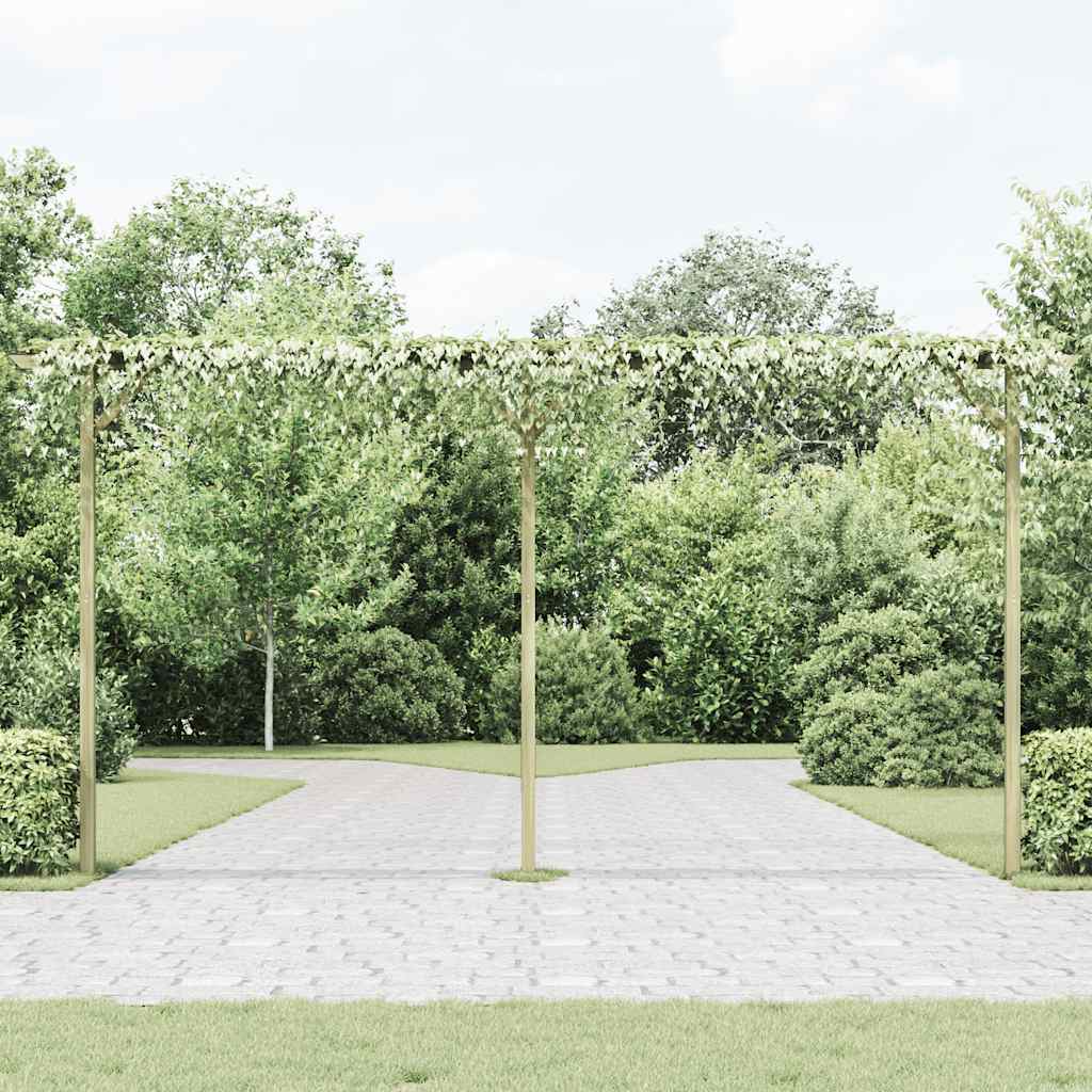 Sodo pergolė, 410x40x203cm, mediena Sodo pergolė, 410x40x203cm, mediena - Image 2
