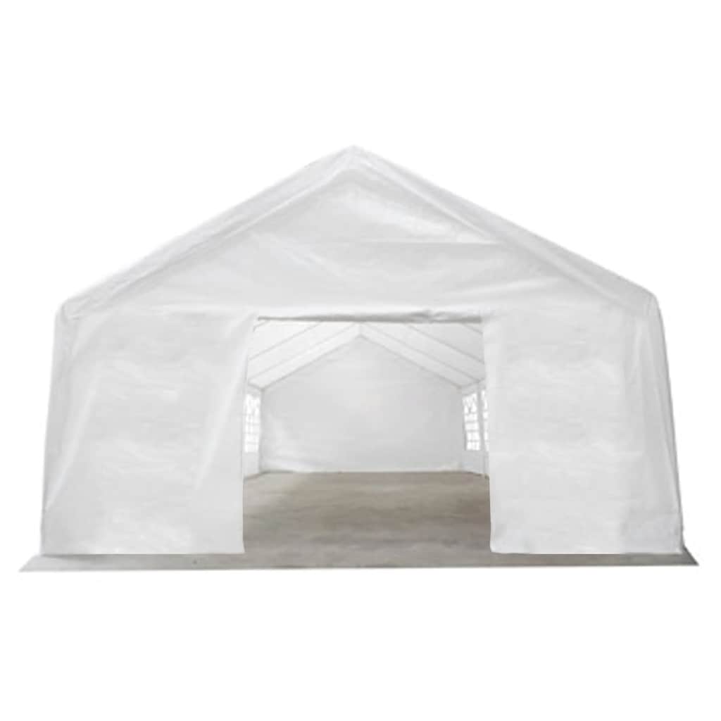 Palapinės medžiaga be rėmo Baltas 12 x 6 m PE Palapinės medžiaga be rėmo Baltas 12 x 6 m PE - Image 6